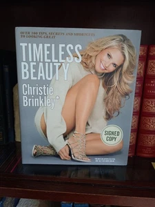 Timeless Beauty_Christie Brinkley_HCDJ_1st Edition / First Prnt_SIGNED_Veru Good - Picture 1 of 13
