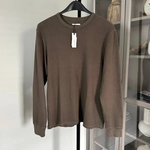 Taylor Stitch Fatigue Pullover Oliv Waffel Rundhals 46 NEU Bio Baumwolle Oberteil - Bild 1 von 7