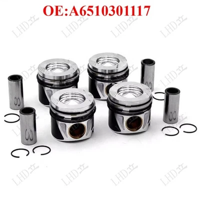 Pistons & Rings Set STD For Mercedes-Benz C200 E250 CDI Viano Vito 2.1 . - Image 1 of 3