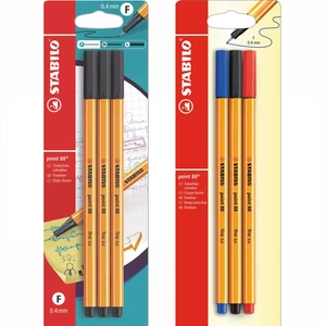 Fineliner - STABILO point 88 - Pack of 3 - Assorted - Black - Picture 1 of 24