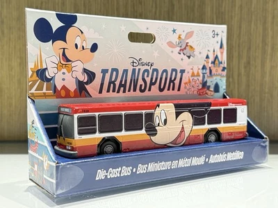 Disney Mickey Mouse Die-Cast Transport Bus Vehicle Collectible Toy New - Image 1 of 4