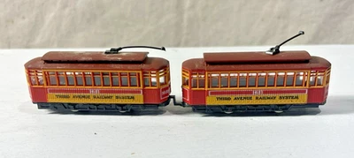 Model Power #1651 N scale  Third Avenue Trolley Car with Dummy - Image 1 of 4