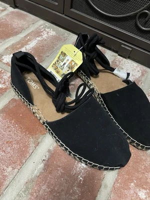 Tom’s Negro Gamuza Katilina’s Talla 8 1/2 Mujer’s Nuevo Sin Caja Foto 1 de 3