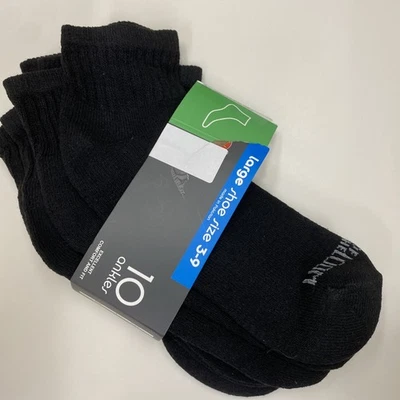 Fruit of the Loom Boys Durable Ankle Socks 4️⃣Pair Size Large 3-9 Damage Packing - Image 1 of 4