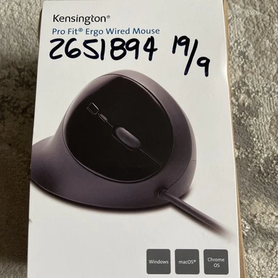 Kensington K75403EU Pro Fit Ergo Wired Mouse - Image 1 of 3