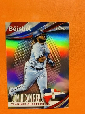 2021 Topps Chrome Beisbol Vladimir Guerrero Jr #B-6 Blue Jays  - Image 1 of 2