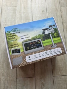 Wetterstation Funk mit Windmesser und Regenmesser - Bild 1 von 5