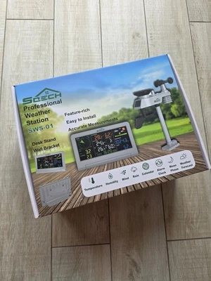 Wetterstation Funk mit Windmesser und Regenmesser - Bild 1 von 4