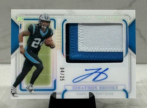 2024 National Treasures, JOHNATHAN BROOKS /25 (RC) "RPA" - CAROLINA PANTHERS - Bild 1 von 4