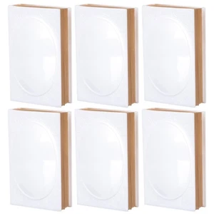  6 Pcs Organizer Plactic Jewelry Box Mini Hinged Boxes Storage Containers - Picture 1 of 12