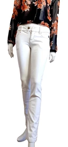 WOMENS SEFONTAINE XFIT 4 WAY STRETCH WHITE SKINNY JEANS W:26in Inside Leg 31.5in - Picture 1 of 9