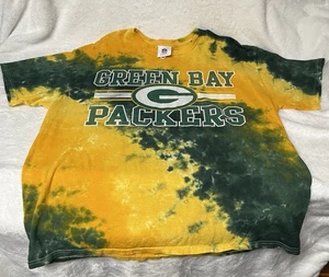 Green Bay Packers Tie Dye Shirt NFL Gr. XL Herren Football grün gelb - Bild 1 von 5
