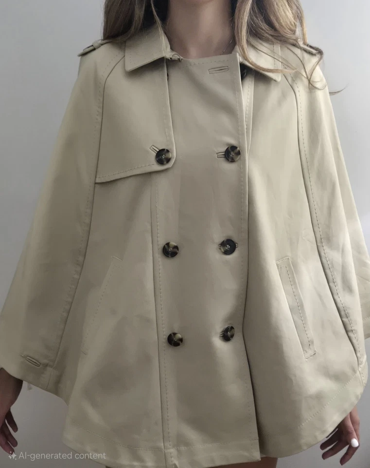 NTW The Limited Collection inspired by Scandal Tan Cape Jacket size L - Image 1 of 4