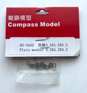 82-3402 3.5x5.2x0.2 Washer By Compass Model RC Helicopter Knight 50 New In Pack - Picture 1 of 2
