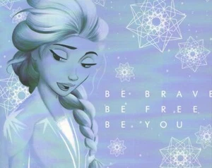 Disney BE BRAVE FREE YOU Elsa Frozen II 500 Pieces BOXLESS Jigsaw Puzzle NEW - Picture 1 of 2