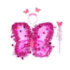 LED Children Costume Props Girls Angel Luminous Wings Flashing Butterfly Suit g