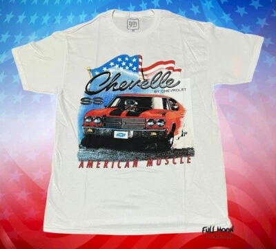 Nueva Camiseta Chevy Chevelle SS American Muscles Clásica Chevrolet Para Hombre De Colección Foto 1 de 2