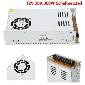 12V DC 30A 360W Fuente de alimentación conmutada Fuente de alimentación LED Transformador Controlador LED Transformador - Imagen 1 de 16