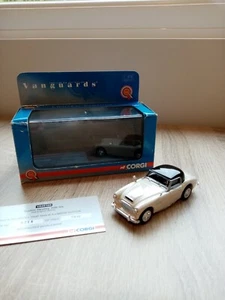 Corgi Vanguards 1.43  Austin Healey 100-Six  VA05105 in Old English White - Picture 1 of 12