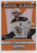 2013-14 Panini Prizm Pivotal Players Orange Prizm /50 Patrice Bergeron #PP-2