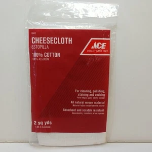 Ace 10440, paño de queso, 100 % algodón, 2 m² yds., ENVÍO GRATUITO - Imagen 1 de 4