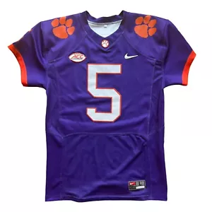 Nike Clemson Tigers DJ Uiagalelei RARE Purple Football Jersey Stitched Large - Picture 1 of 5