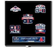 2018 BOSTON RED SOX WORLD SERIES CHAMPIONS 5 PIN SET COMMEMORATIVE EDITION