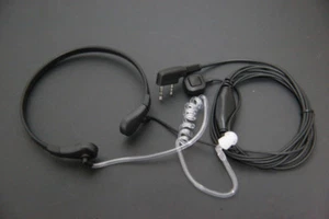 Throat Mic Earpiece Headset Headphone PTT For Baofeng UV5R UV3R BF-888S Kenwood - Picture 1 of 7