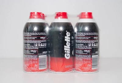 Paquete de 6 cremas de afeitar originales regulares Gillette Foamy 11 oz ENVÍO GRATUITO Foto 1 de 4