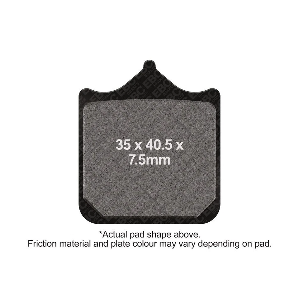 Комплект передних правых тормозных колодок EBC Extreme Pro HH для суппорта Ducati 748 R 4 колодки 2001 - Изображение 1 из 1