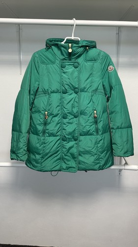 Moncler giacca donna Alixir con cappuccio verde puffer taglia 0