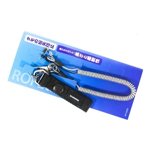 Shimano RP-003K Wire Lanyard for Net with Wrist Strap 0.35-1.3m Gray 745347 - Picture 1 of 6