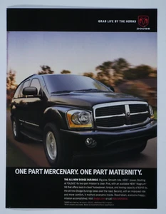 2004 Dodge Durango Vintage One Part Mercenary Original Print Ad 8.5 x 11" - Picture 1 of 7