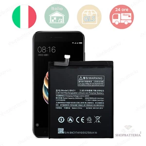 BN31 Batteria Per Xiaomi 5A Redmi Note 5A /5A Pro/5A Prime 3800mAh Alta Qualita - Foto 1 di 6