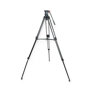 3POD V3AH 3-Section Aluminum Video Tripod with 2-Way Fluid Head Black 55"- 65" - Picture 1 of 20
