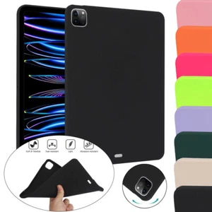 Muti Color Silicone Case For iPad 9.7" 5th 6th Generation Air 4 5 Pro 11 M2 2024 - Picture 1 of 62