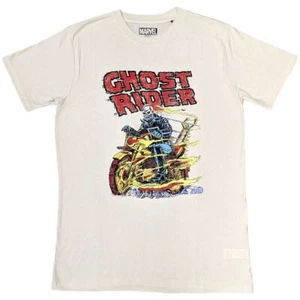 Marvel Comics Ghost Rider Bike T-Shirt Neutral New - Picture 1 of 1
