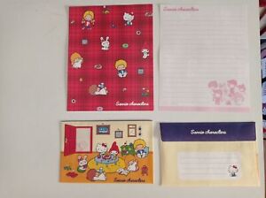LOT DE LETTRES MY MELODY SANRIO HELLO CHATTY LITTLE TWIN STARS 1 ENVELOPPE 1 FEUILLE