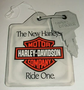 Harley Sportster XLH 1000 concesionario etiqueta colgante RARA original nuevo en stock 1985 - Imagen 1 de 2