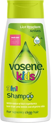 Vosene Kids 3-In-1 Shampoo 250Ml Natural Lice Repellents Packaging May Vary UK - Image 1 of 4