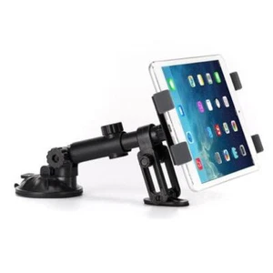 SUPPORT TABLETTE MONTURE VOITURE TABLEAU DE BORD CRADLE DOCK PIVOTANT TÉLESCOPIQUE FORT pour TABLETTES - Photo 1 sur 6