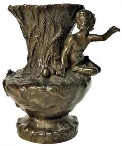 French Beaux Arts, Patinated Bronze Figural Vase by A. Bofill, Ca. 1900 - Picture 1 of 11