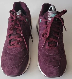 Neu ohne Karton New Balance 580 burgunderrote WRT580GM Damen-Sneaker Größe 11US - Bild 1 von 6