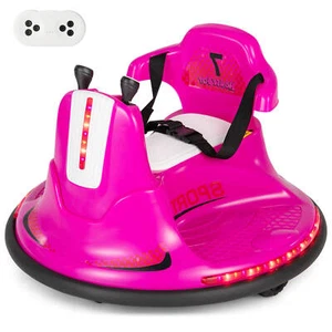 12V Kids Ride On Bumper Car Electric Toddlers Vehicle with Remote Control Pink - Picture 1 of 8