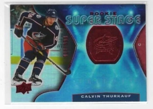 Calvin Thurkauf 20-21 Trilogy Rookie Super Stage Red /999 Columbus Blue Jackets - Picture 1 of 1