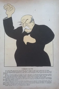 TOMMASO SALVINI (Milano 1829 - Firenze 1915), Attore Teatrale e Patriota. - Picture 1 of 1