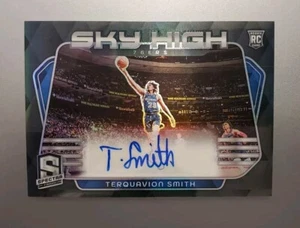 2023-24 Panini Spectra Terquavion Smith Rookie Sky High Auto #4/99 Philadelphia - Imagen 1 de 2