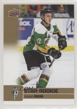 2019-20 Upper Deck CHL Star Rookie SP Gold Glossy Landon Kosior #352