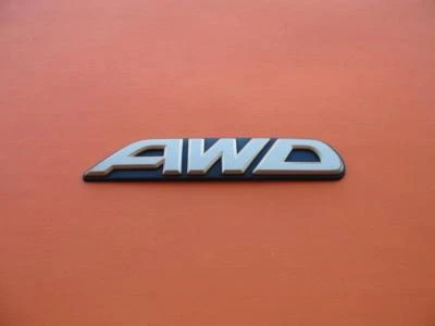 00 01 02 03 04 SUBARU LEGACY OUTBACK AWD REAR LID GOLD EMBLEM LOGO BADGE SIGN #5 - Image 1 of 3