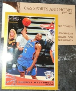 Topps Westbrook #316 Gold RC 2009-10 0637/2009 paralelo leer descripción - Imagen 1 de 2